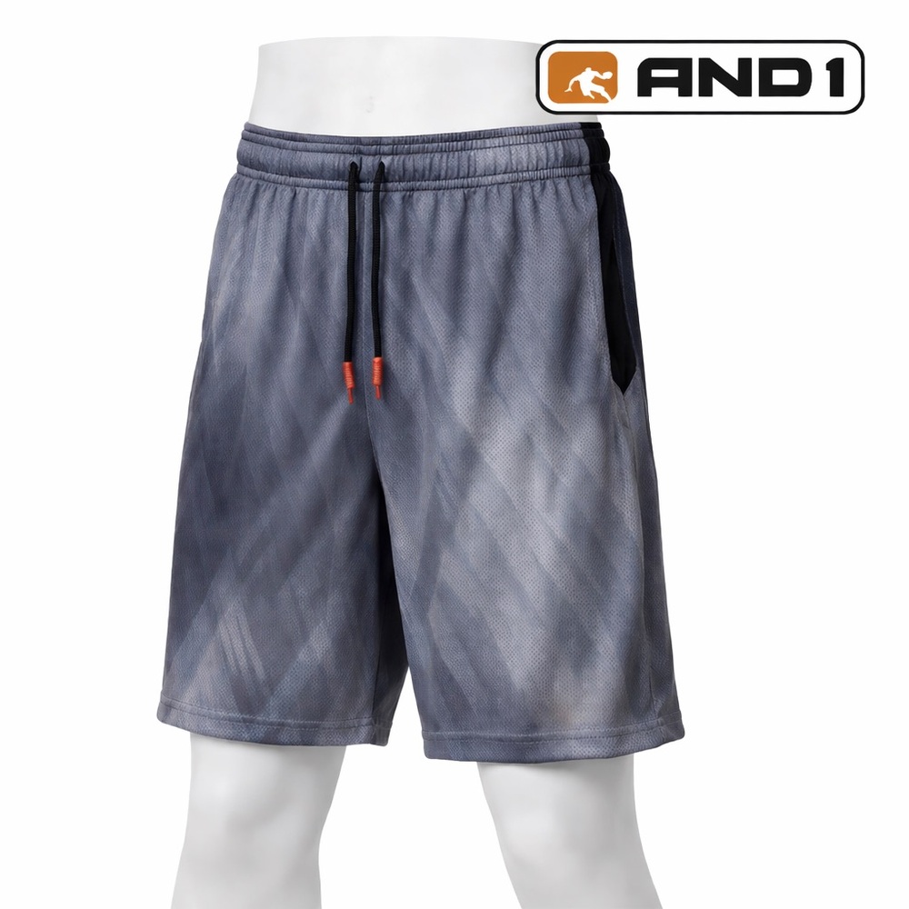 AND1 Gray & Black Basketball Shorts | Men’s Small